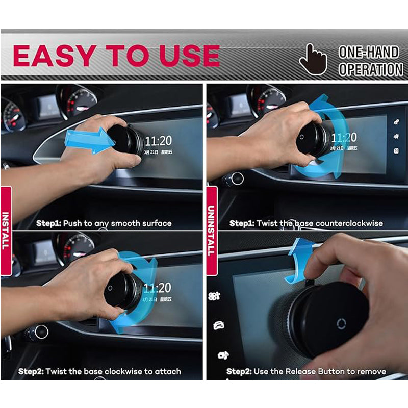 VacuumGrip Phone Mount