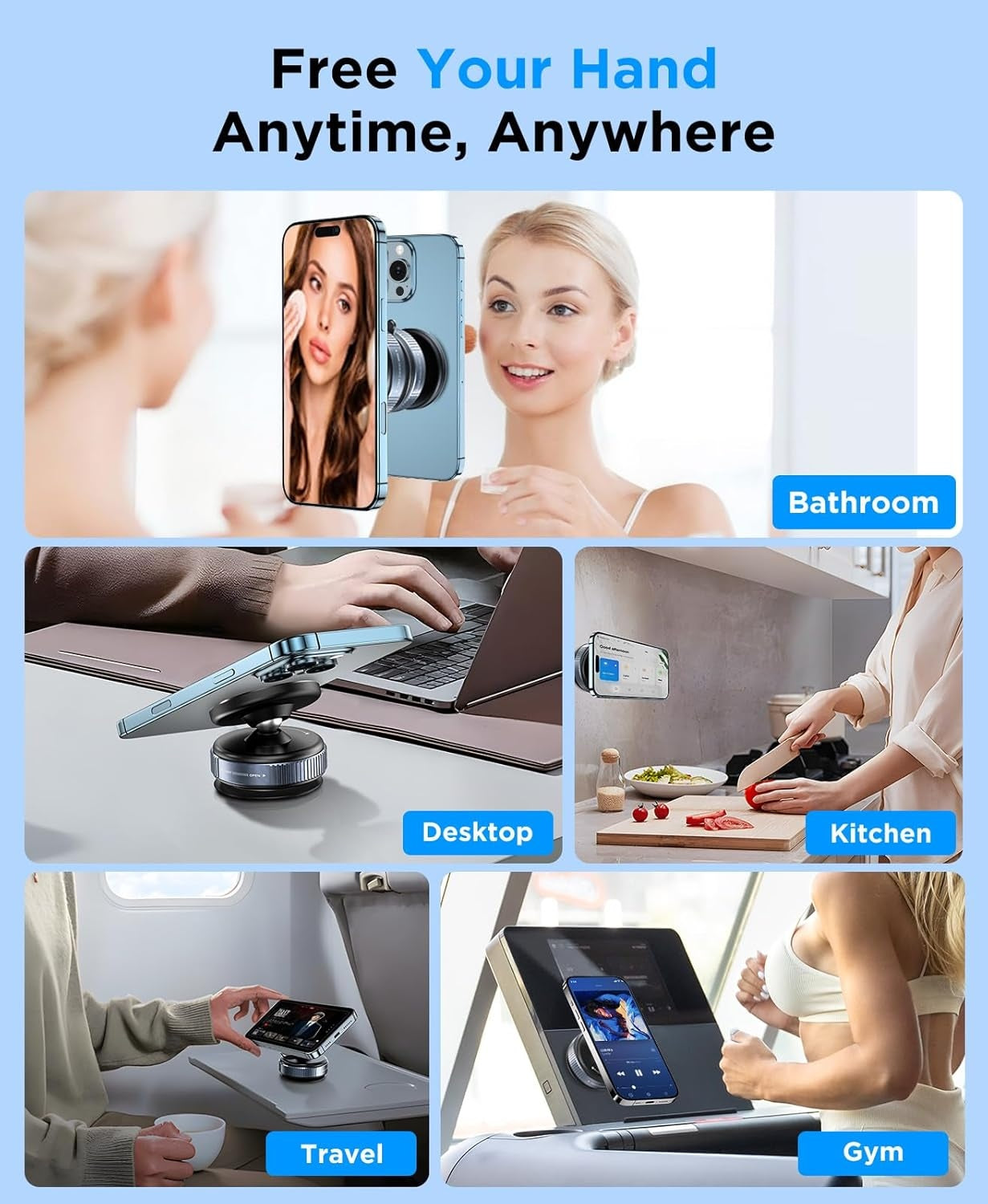 VacuumGrip Phone Mount