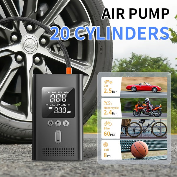PowerJump Pro 2-in-1 Jump Starter & Air Compressor